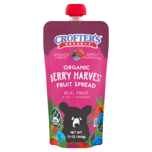 Crofter's Organic Berry Harvest Fruit Spread, 13 oz