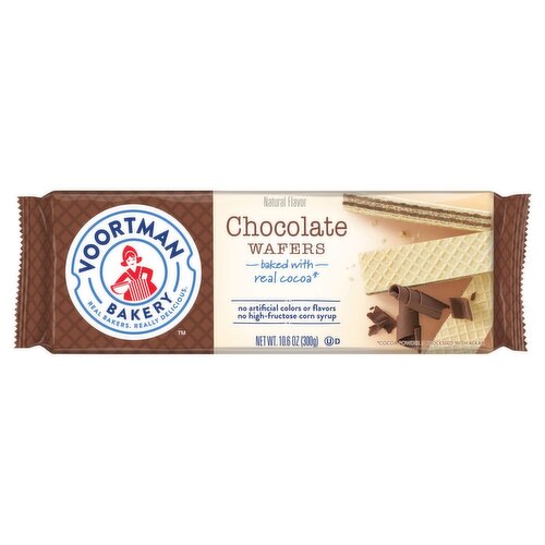 Voortman Bakery Chocolate Wafers 10.6 oz