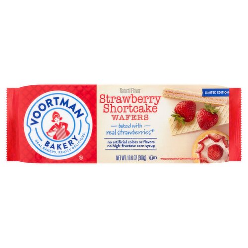 Voortman Bakery Strawberry Shortcake Wafers, 10.6 oz