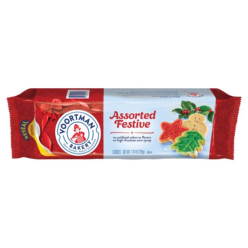 Voortman Bakery Assorted Festive Cookies, 7.76 oz