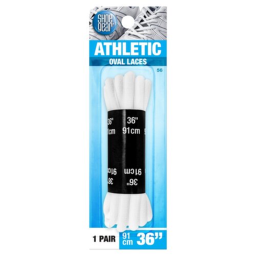 Shoe Gear 36'' Athletic Oval Laces, 1 pair