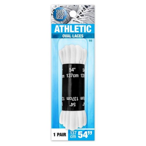 Shoe Gear 54" Athletic Oval Laces, 1 pair