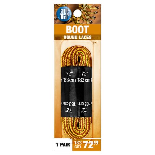 Shoe Gear 72'' Boot Round Laces, 1 pair