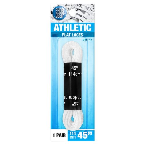 Shoe Gear 45'' Athletic Flat Laces, 1 pair