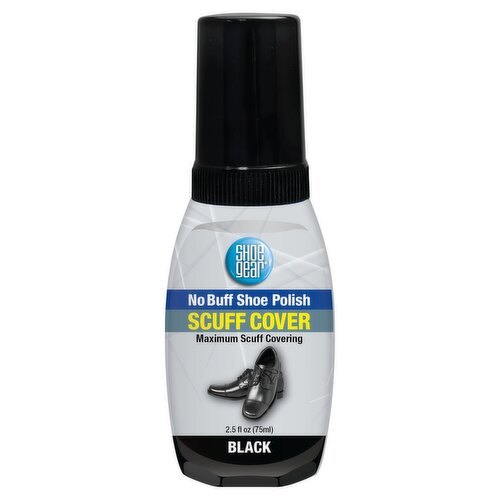 Shoe Gear Black Scuff Cover No Buff Shoe Polish, 2.5 fl oz