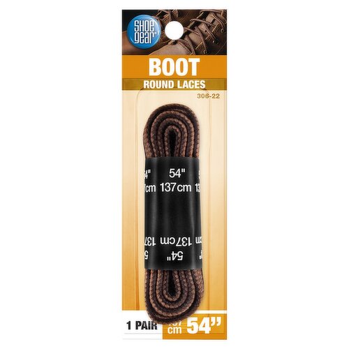 Shoe Gear 54'' Boot Round Laces, 1 pair