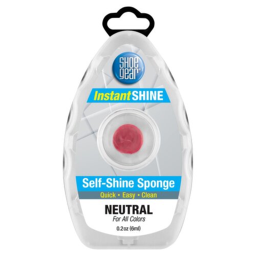 Shoe Gear Instant Shine Self-Shine Sponge, 0.2 oz