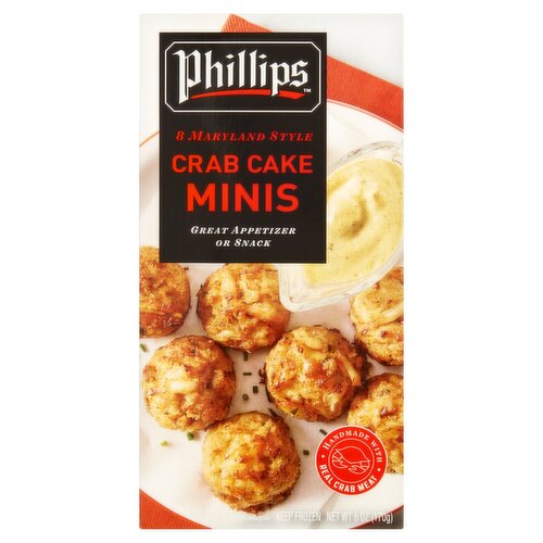 Phillips Maryland Style Crab Cake Minis, 8 count, 6 oz