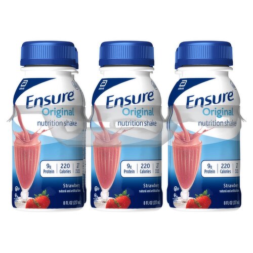 Ensure Original Strawberry Nutrition Shake, 8 fl oz