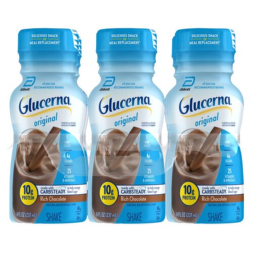 Glucerna Original Rich Chocolate Shake, 8 fl oz