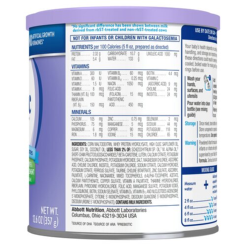 Similac Total Comfort OptiGro Milk-Based Powder Infant Formula with Iron, 0-12 Months, 12.6 oz
