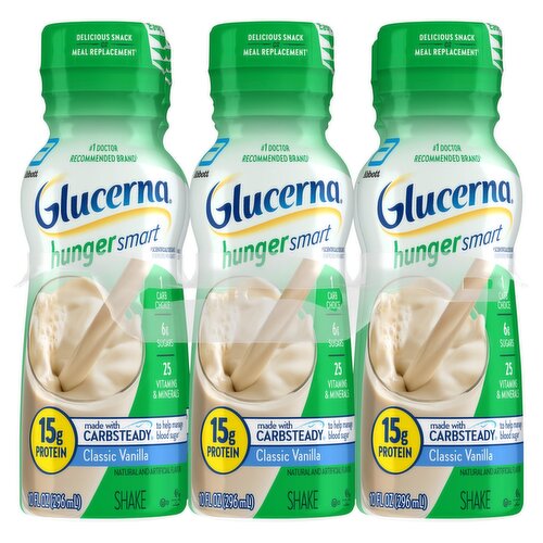 Glucerna Hunger Smart Homemade Vanilla Shake, 10 fl oz