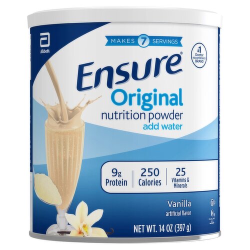 Ensure Original Nutrition Shake Powder Vanilla, 14.1 oz