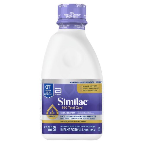Similac 360 Total Care Milk-Based Infant Formula with Iron, 32 fl oz