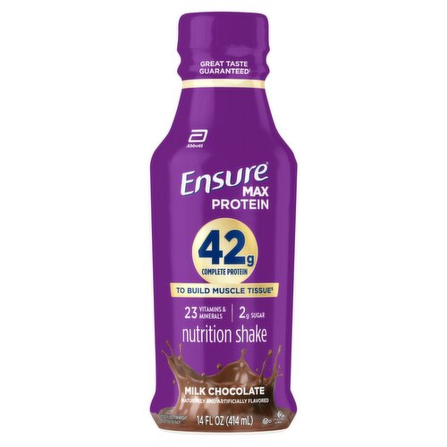 Ensure Max Protein 42g Complete Protein Milk Chocolate Nutrition Shake, 14 fl oz