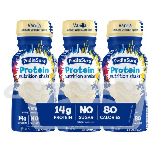 PediaSure Vanilla Protein Nutrition Shake, 8 fl oz., 6 Count