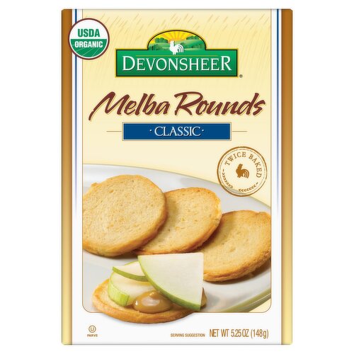 Devonsheer Classic Melba Rounds, 5.25 oz