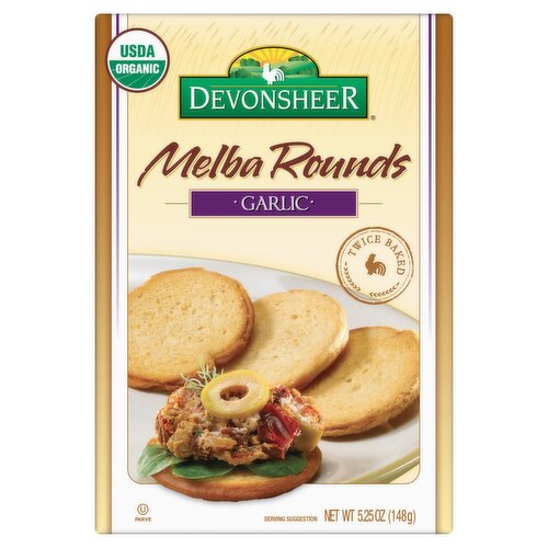 Devonsheer Garlic Melba Rounds, 5.25 oz