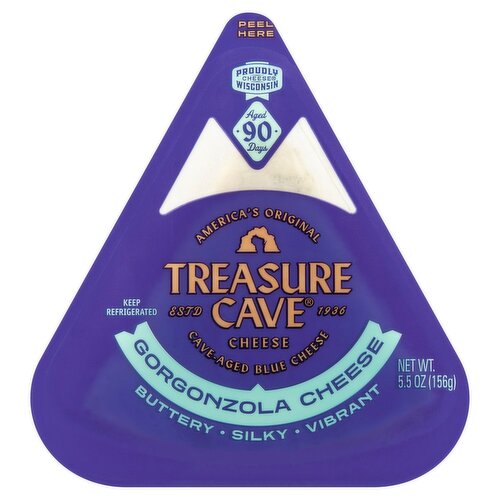 Treasure Cave Cave-Aged Blue Gorgonzola Cheese, 5.5 oz