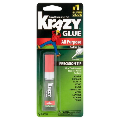 Krazy Glue All Purpose Precision Tip Glue, 0.07 oz