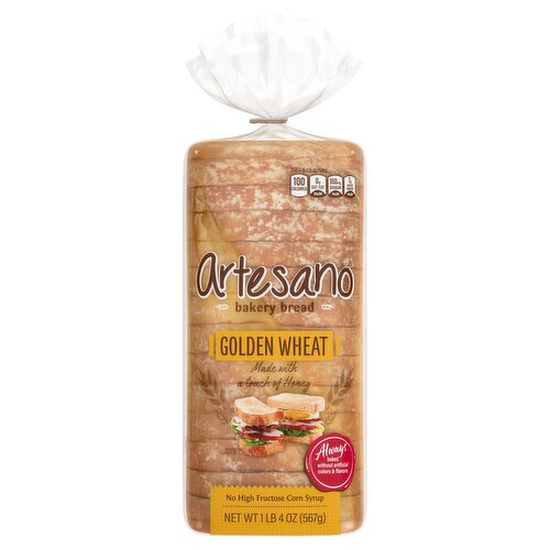 Artesano Golden Wheat Bread, 1 lb 4 oz