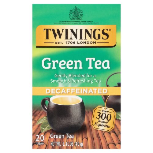 Twinings Decaffeinated Green Tea Bags, 20 count, 1.41 oz