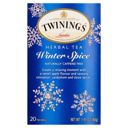 Twinings of London Winter Spice Herbal Tea Bags, 20 count, 1.41 oz