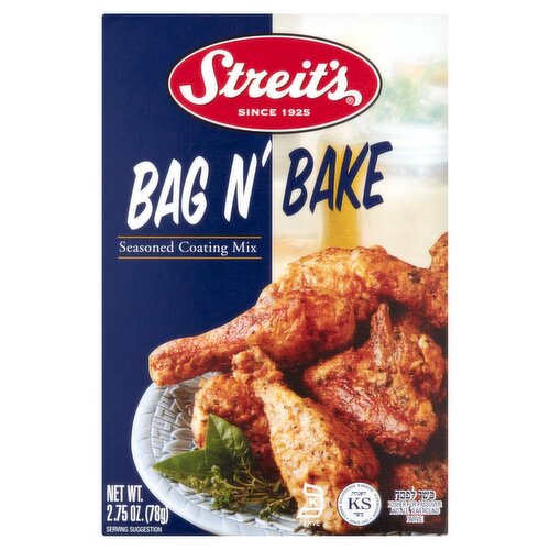 Streit's Bag N' Bake Seasoned Coating Mix, 2.75 oz