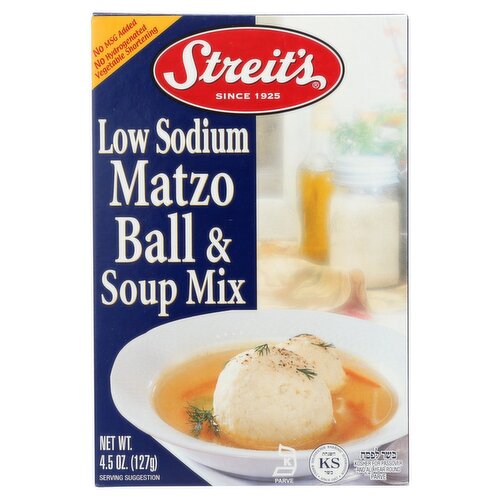 Streit's Low Sodium Matzo Ball & Soup Mix, 4.5 oz