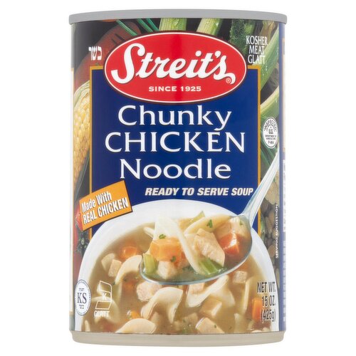 Streit's Chunky Chicken Noodle Ready to Serve Soup, 15 oz