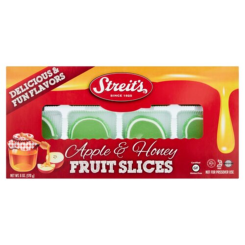 Streit's Apple & Honey Fruit Slices, 6 oz