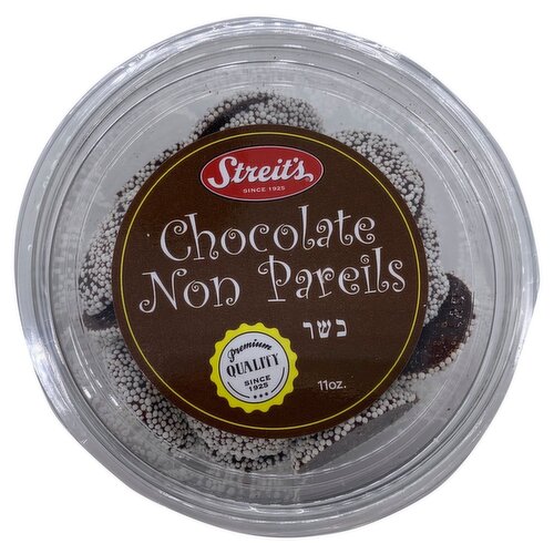 Streit's Dark Chocolate Non Pareils, 11 oz