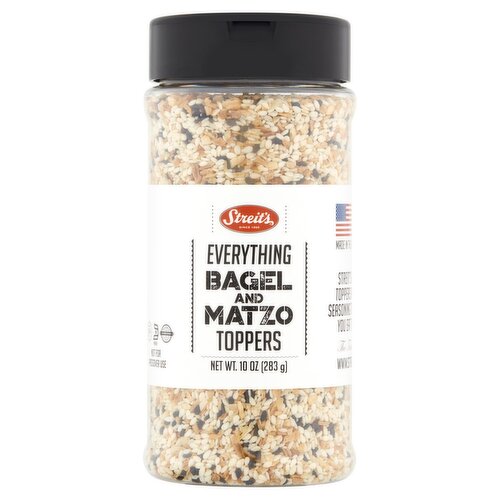 Streits Everything Bagel and Matzo Toppers, 10 oz