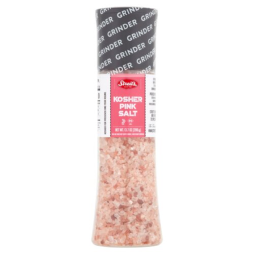 Streit's Kosher Pink Salt Grinder, 13.7 oz