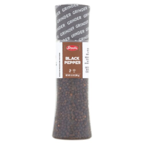 Streit's Black Pepper Grinder, 6.5 oz