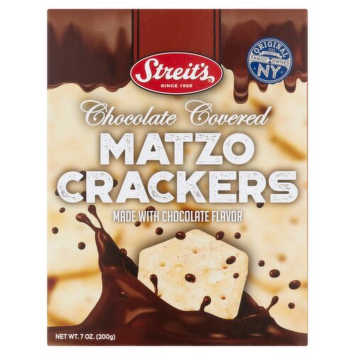 Streit's Chocolate Covered Matzo Crackers, 7 oz