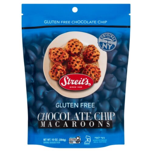 Streit's Gluten Free Chocolate Chip Macaroons, 10 oz