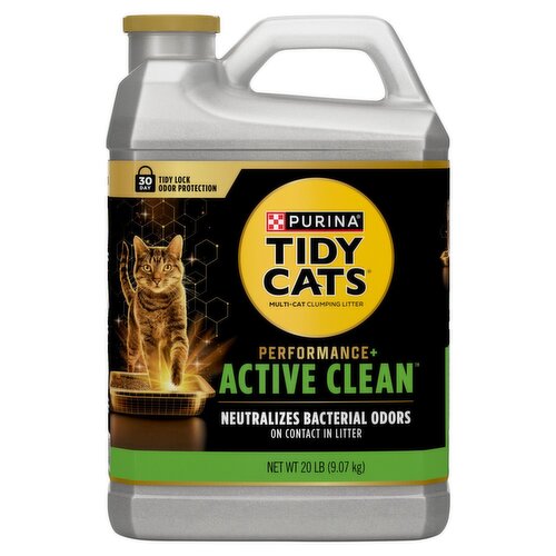 Purina Tidy Cats Performance + Active Clean Multi-Cat Clumping Litter, 20 lb