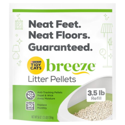 Purina Tidy Cats Breeze Cat Litter Pellets Refill, 56 oz