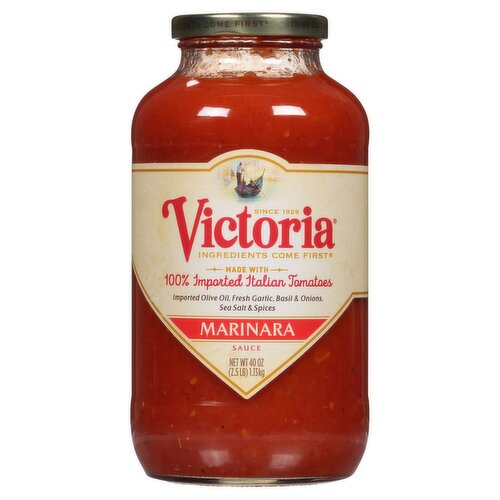 Victoria Marinara Sauce, 40 oz