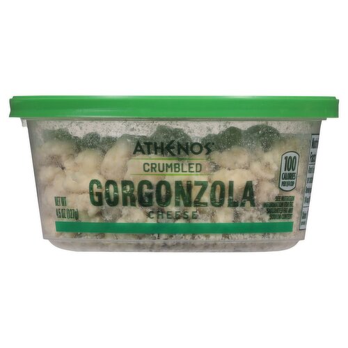 Athenos Crumbled Gorgonzola Cheese, 4.5 oz