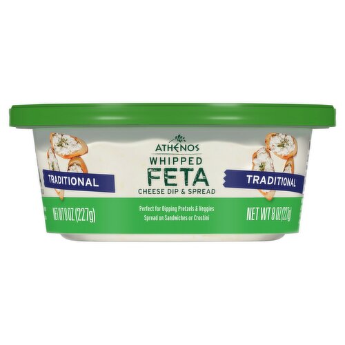 Athenos Traditional Whipped Feta Cheese Dip & Spread, 8 oz
