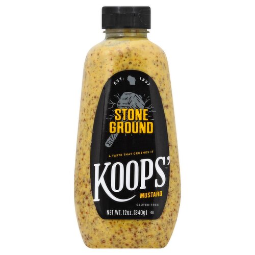 Koops' Stone Ground Mustard, 12 oz