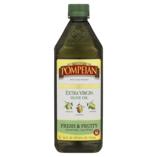 Pompeian Gourmet Selection Extra Virgin Olive Oil, 24 fl oz