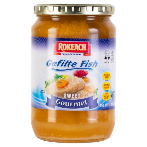 Rokeach Gourmet Sweet Gefilte Fish, 24 oz