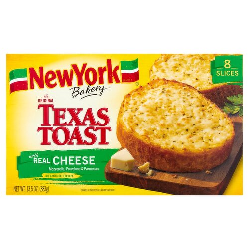 New York Bakery The Original Texas Toast with Real Cheese, 8 count, 13.5 oz