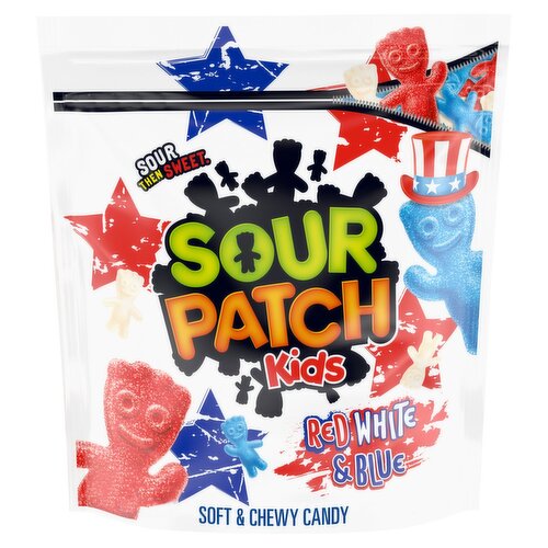 Sour Patch Kids Red White & Blue Soft & Chewy Candy, 1 lb 12.8 oz