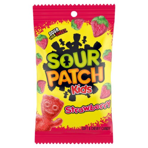 Sour Patch Kids Strawberry Soft & Chewy Candy, 8 oz