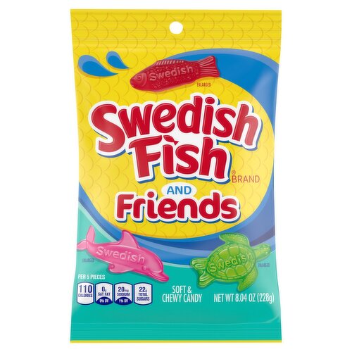 Swedish Fish Friends Soft & Chewy Candy, 8.04 oz - ShopRite