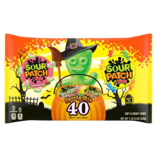 Sour Patch Kids Spooky Mix, 40 count, 1 lb. 2.6 oz